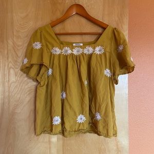 Madewell peasant blouse